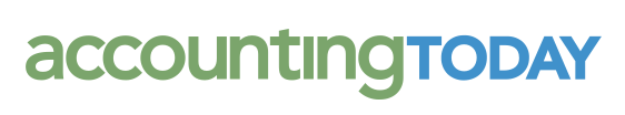 A photo that display the accounting TODAY logo in a green and blue color logo.